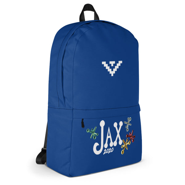 Navy Blue Logo Backpack